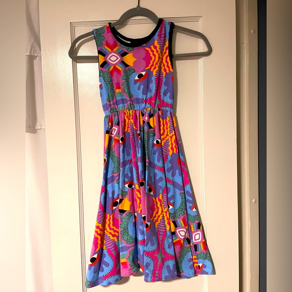 Nooworks Tiny Dancer Studio Mucci print dress, size 8Y, like new